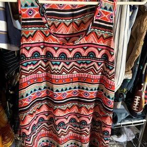 Wishful Park Multicolor Geometric Tank Top